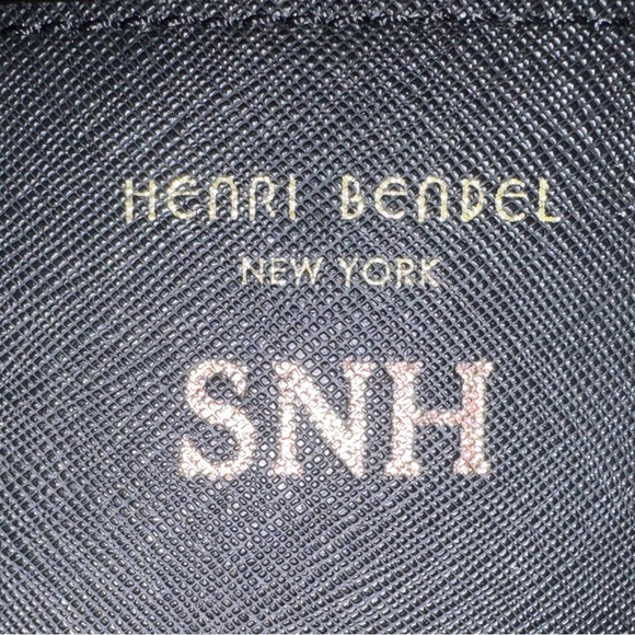 Henri Bendel West 57th Black Leather Diaper Bag - Picture 5 of 13